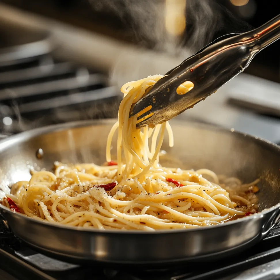 garlic spaghetti