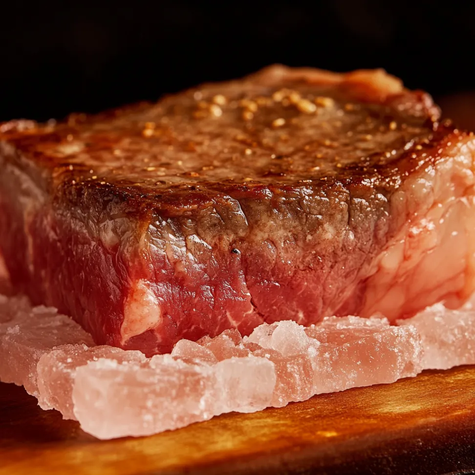 Discover the magic of Himalayan salt recipes with this perfectly grilled ribeye on pink salt slab. Easy homemade technique for incredible flavor.