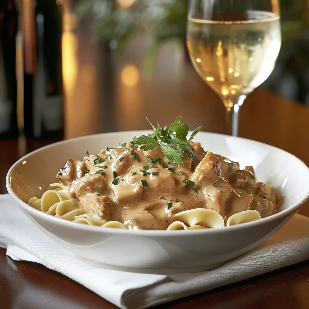 Chicken Stroganoff