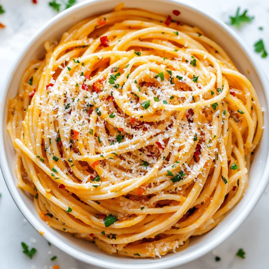 garlic spaghetti