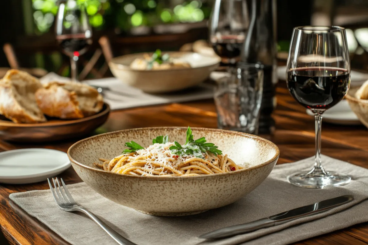 garlic spaghetti