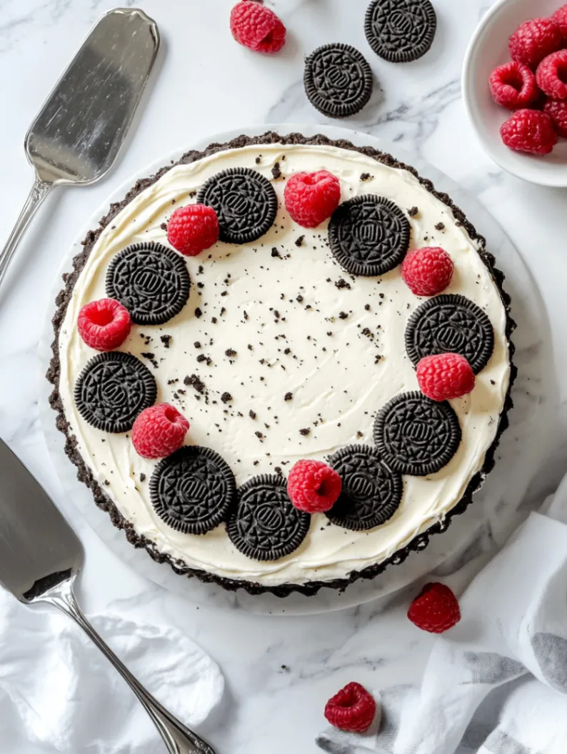 No Bake Oreo Cheesecake