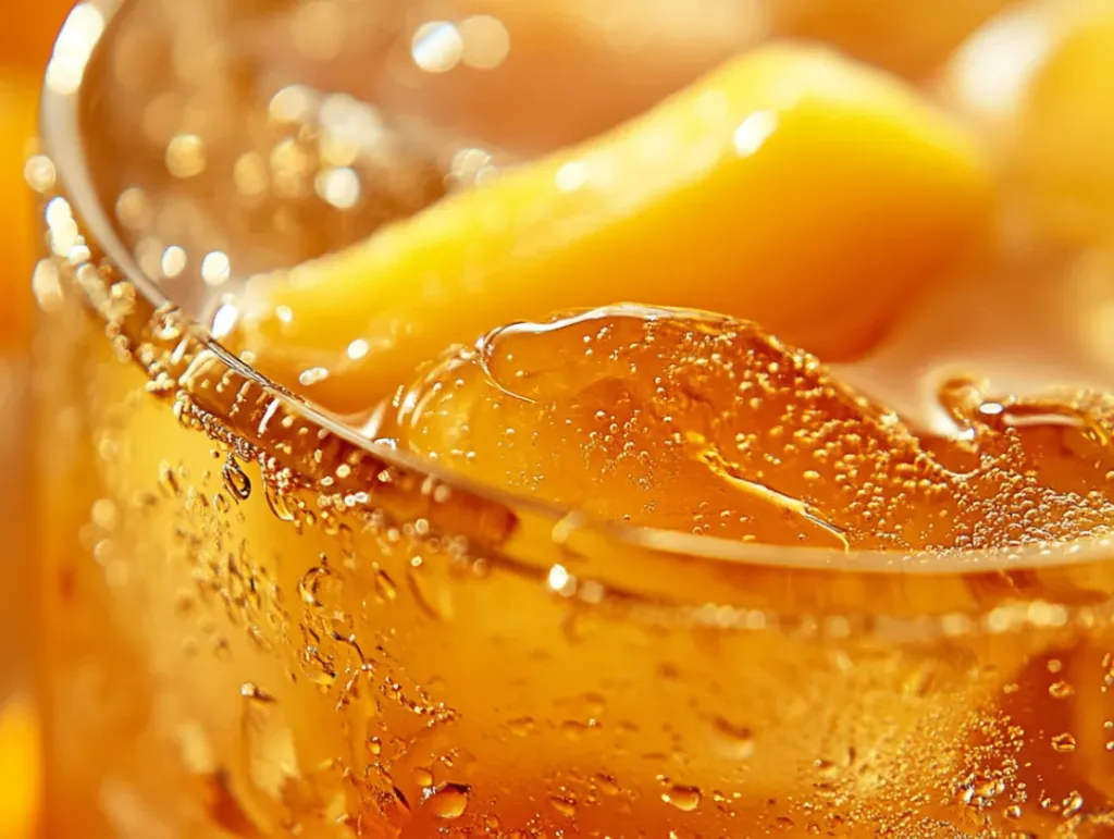 Peach and Ginger Iced Tea