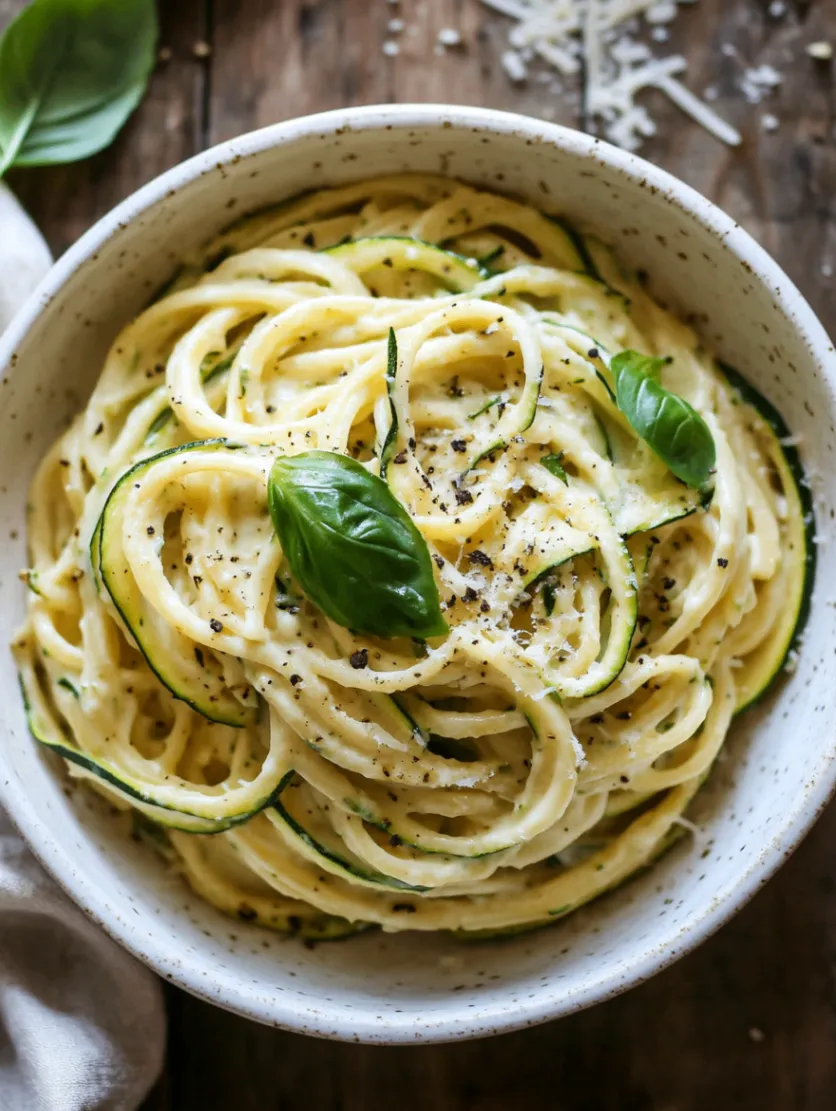 Creamy Zucchini Pasta