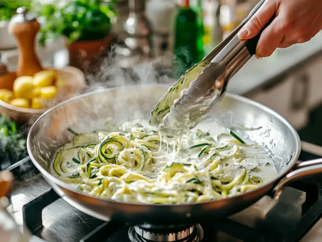 Creamy Zucchini Pasta