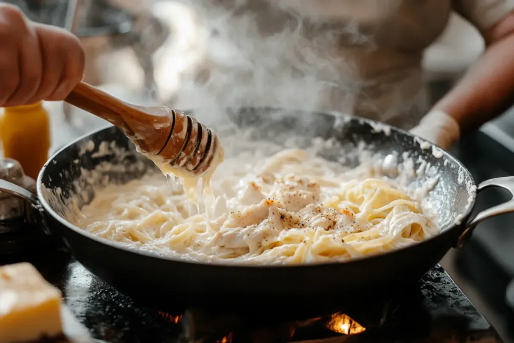Creamy Honey Pepper Chicken Mac