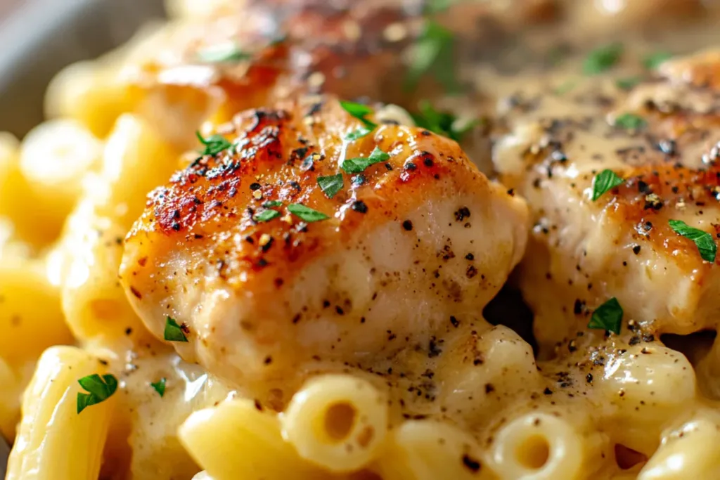 Creamy Honey Pepper Chicken Mac