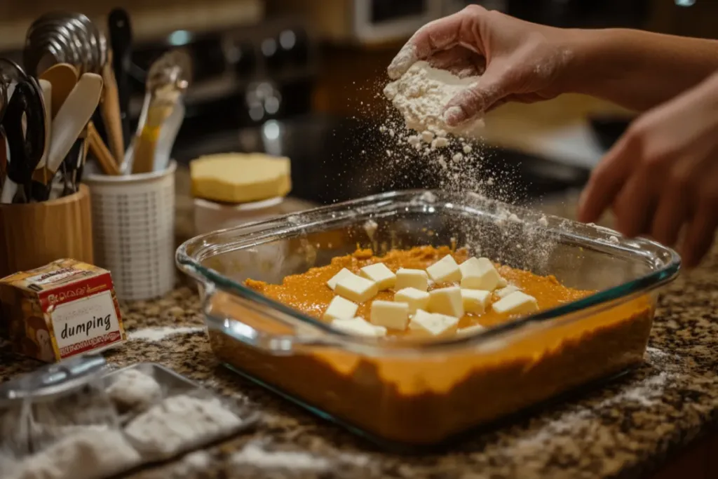 Pumpkin Dump Cake