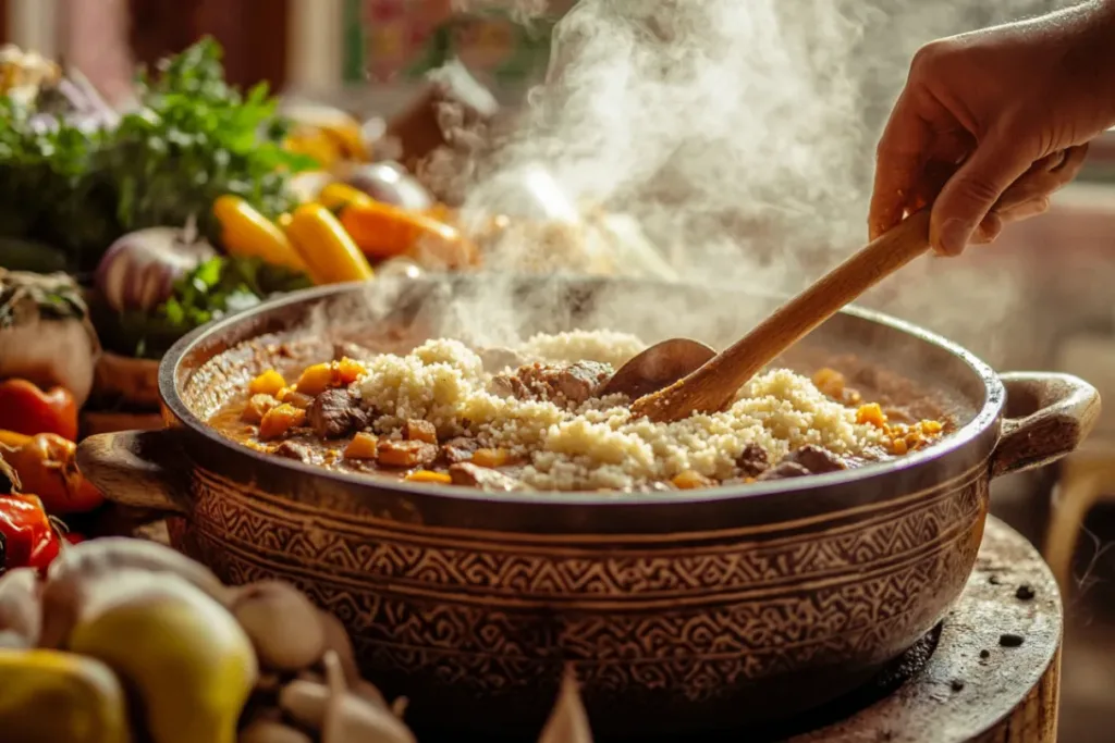 Tunisian Couscous With Lamb