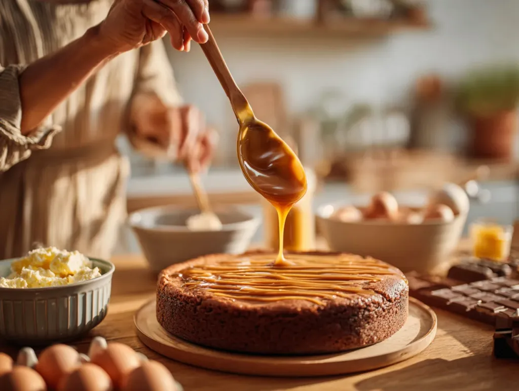 Caramel Brownie Cheesecake