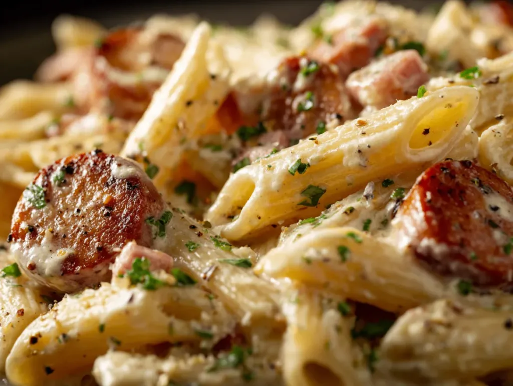Creamy Kielbasa Pasta
