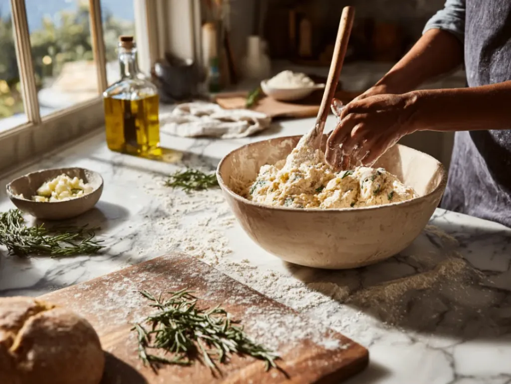 olden Crust Garlic Rosemary Focaccia Muffins