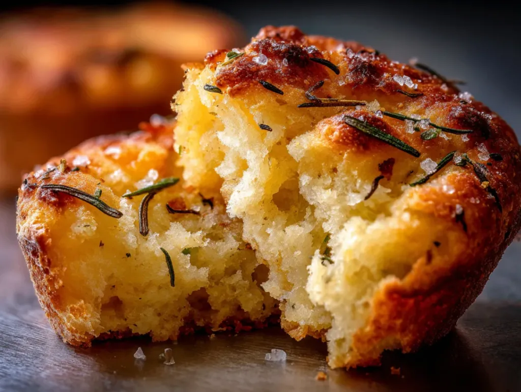 olden Crust Garlic Rosemary Focaccia Muffins
