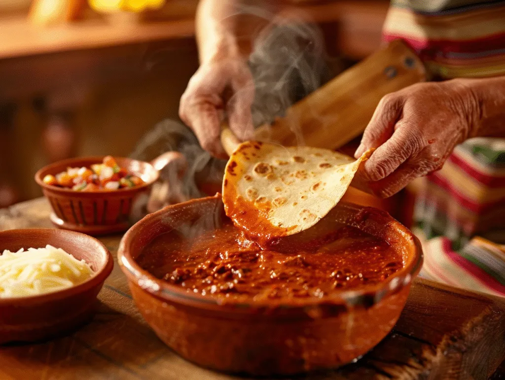 Chimayo Red Chile Enchilada