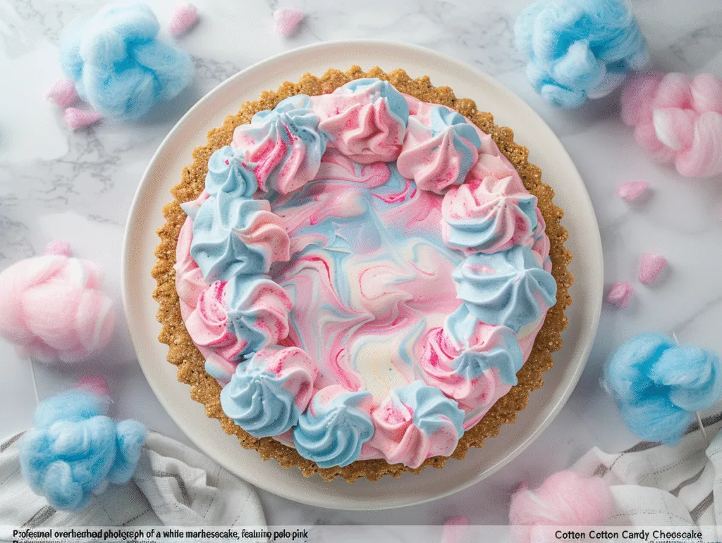 Cotton Candy Cheesecake Dessert