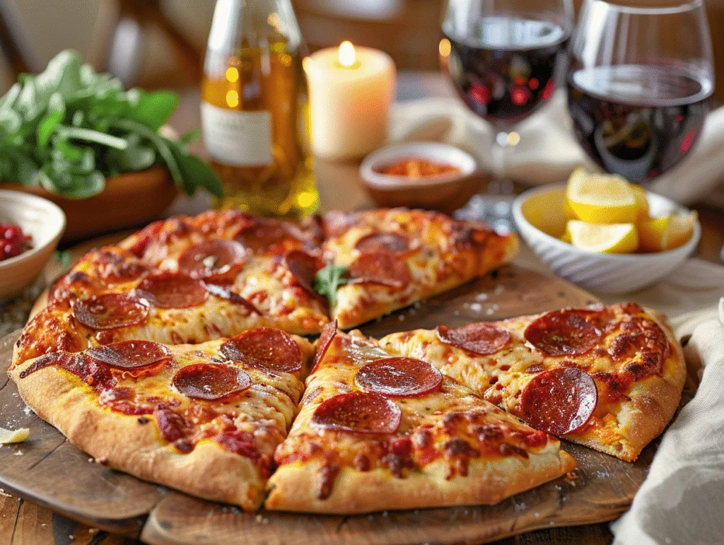 easy skillet pepperoni pizza