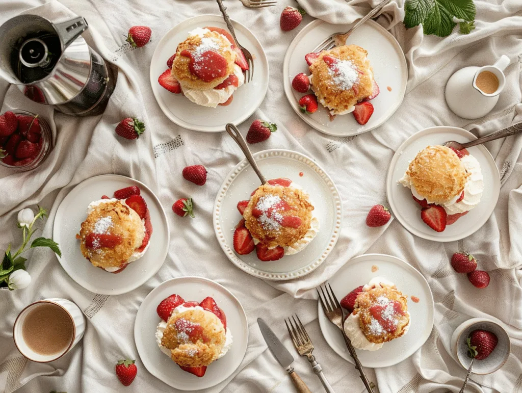 Fried Strawberry Cheesecake Sandwich