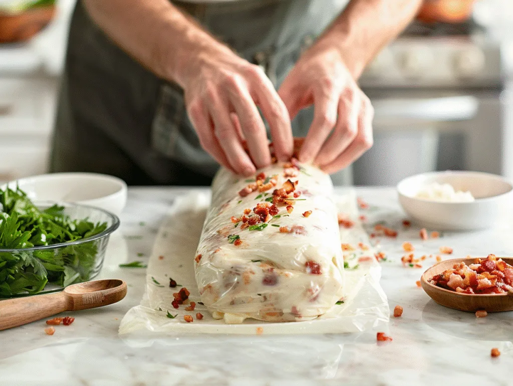 Million Dollar Bacon Cheese Log 