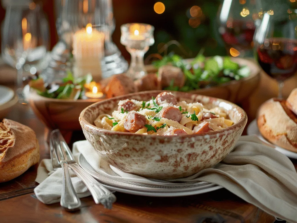 One-Pot Kielbasa Pasta