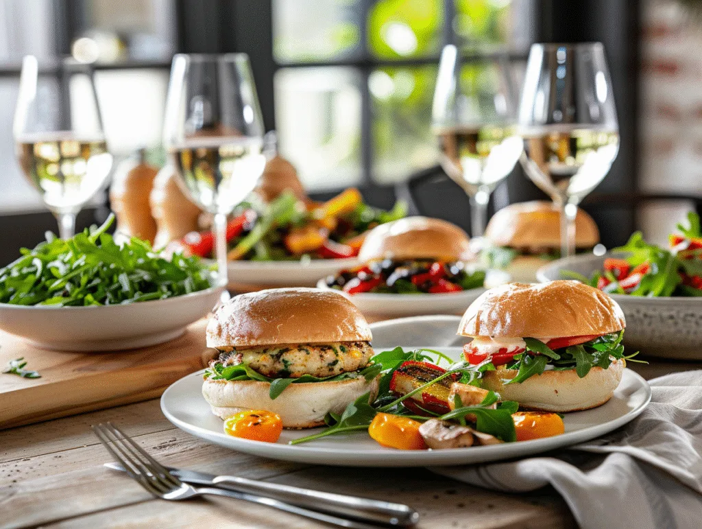 Cheddar Spinach Chicken Burgers