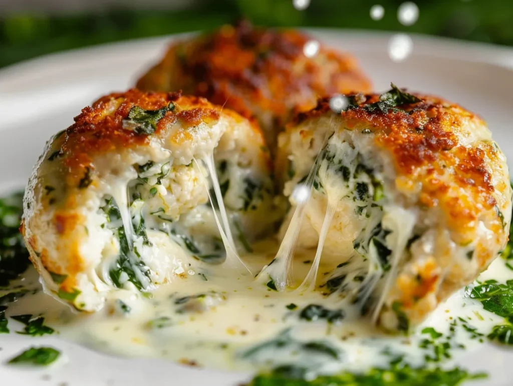 Baked Chicken Ricotta Meatballs
