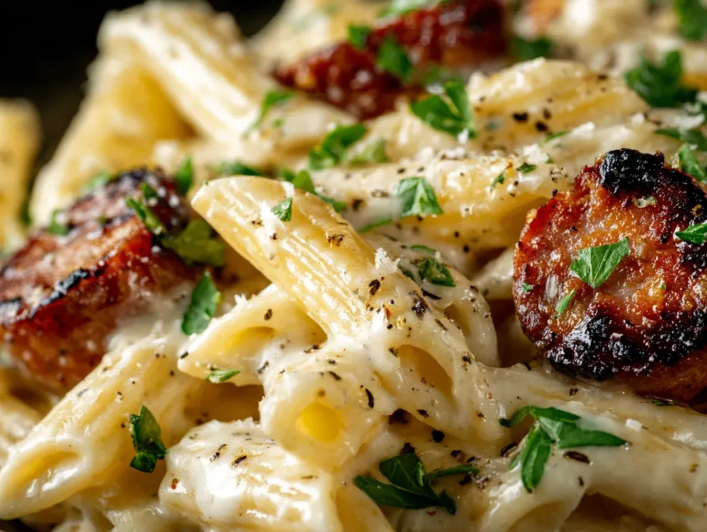 Kielbasa Alfredo Pasta