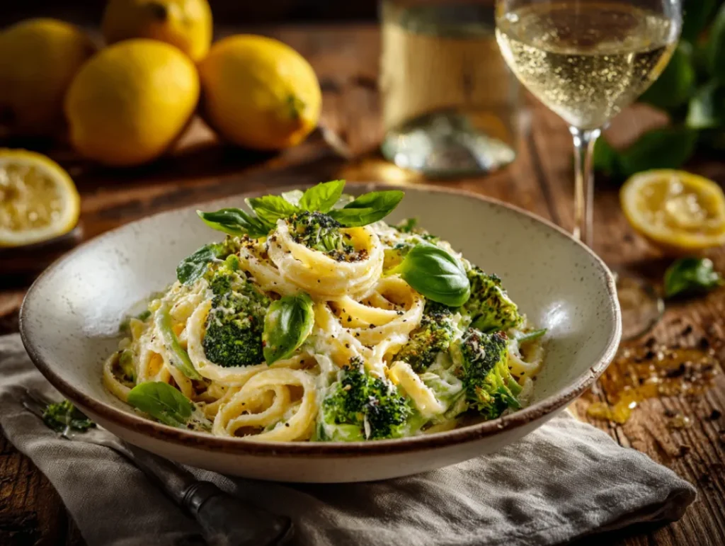 Lemon Ricotta Pasta with Broccoli