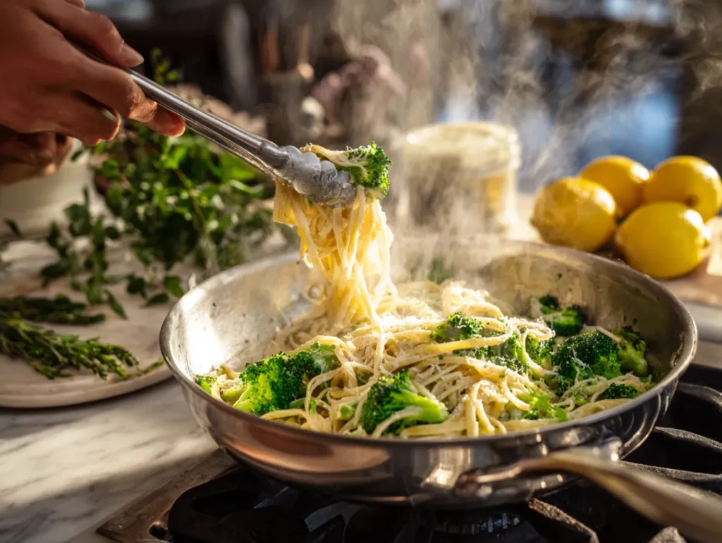 Lemon Ricotta Pasta with Broccoli