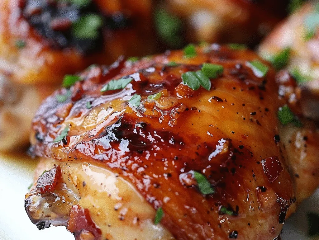 Maple Garlic Bacon Chicken