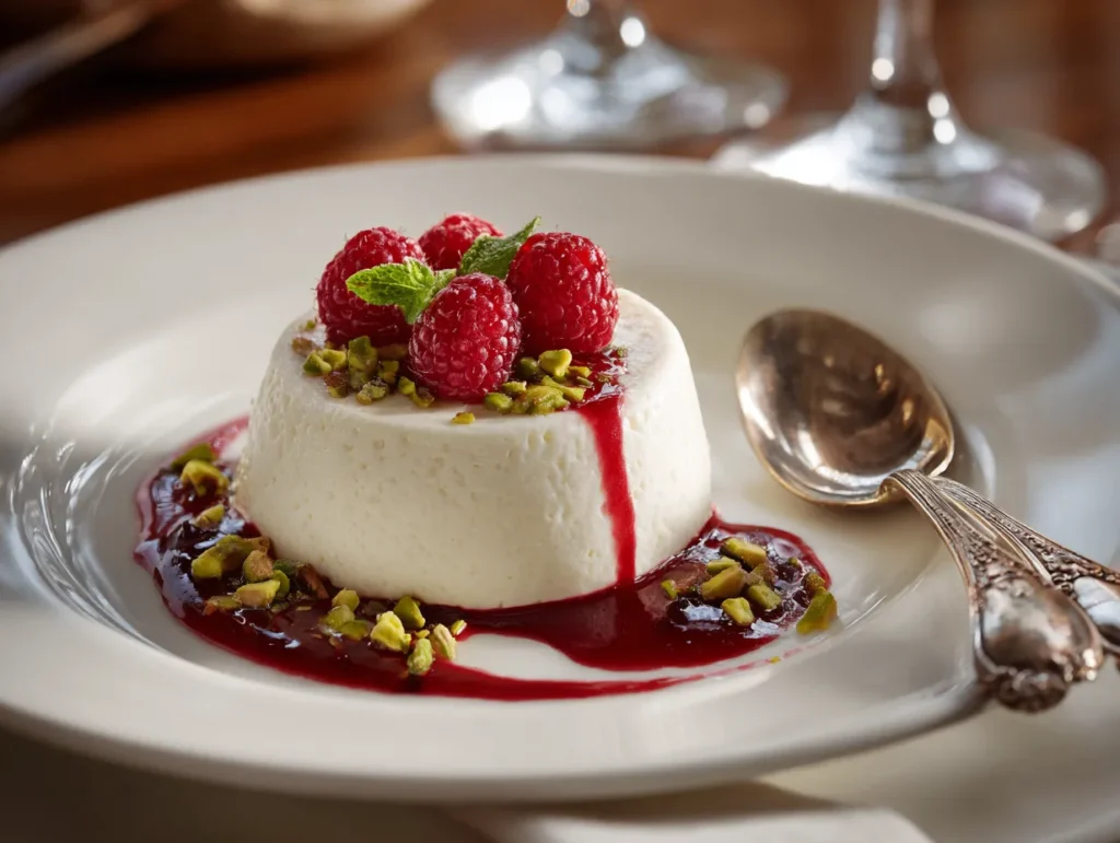 Raspberry Pistachio Mousse Cakes