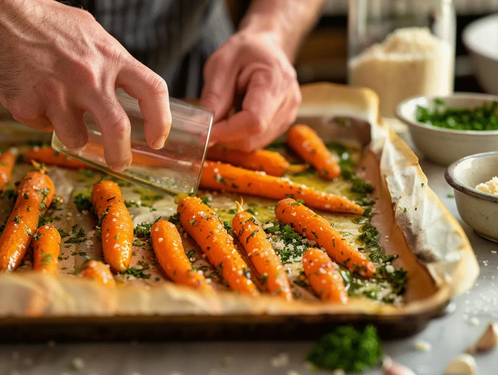 Crispy Smashed Carrots 