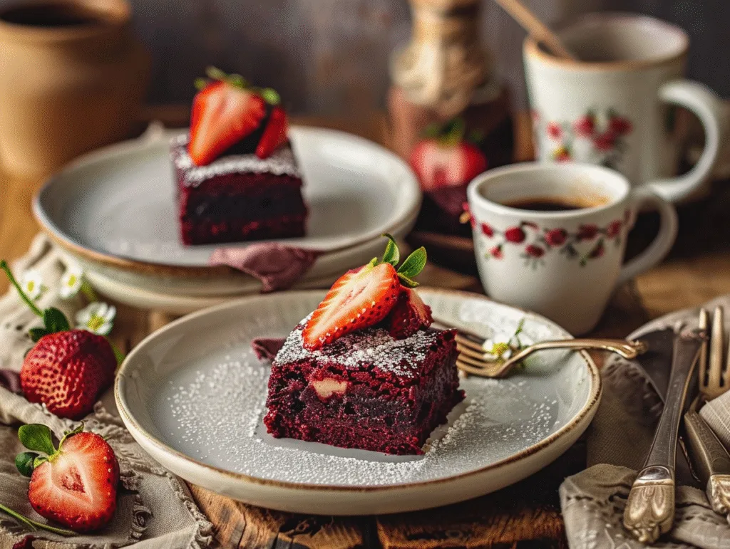Red Velvet Cheesecake Brownies