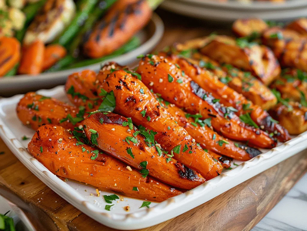 Crispy Smashed Carrots 