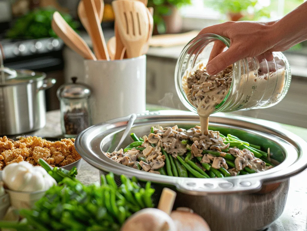 Crockpot Green Bean Casserole