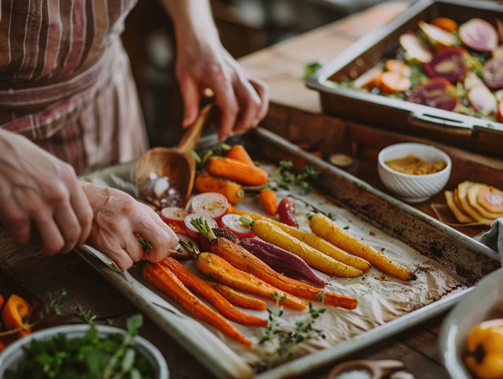 Gorgeous fall vegetable platter