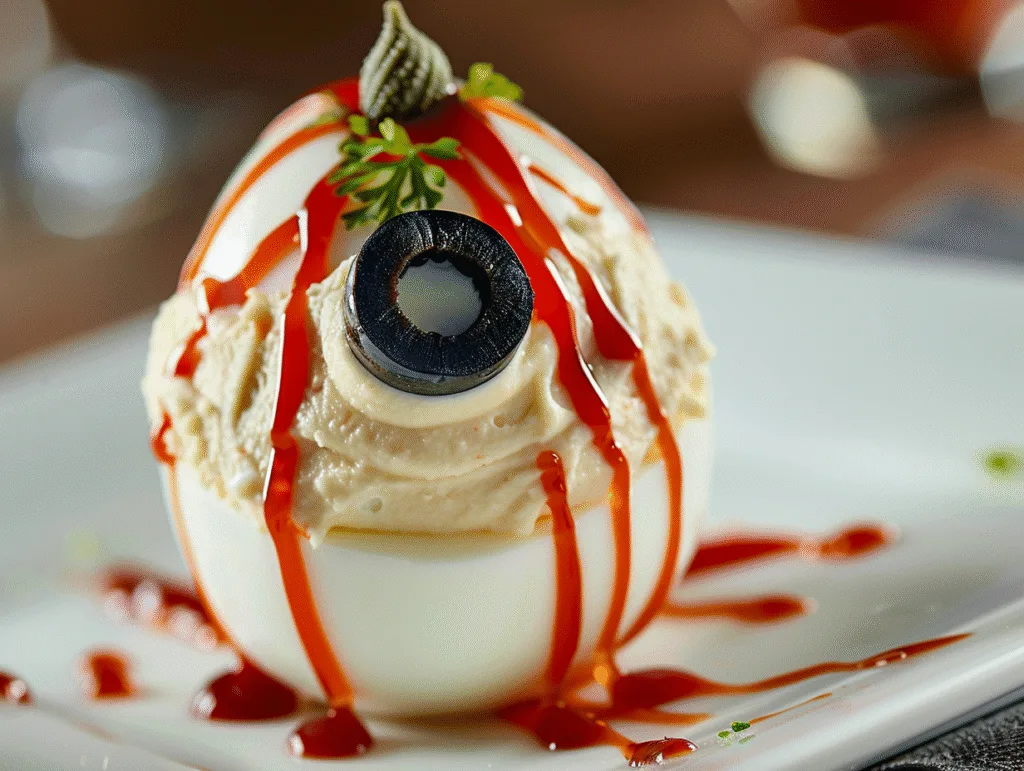 halloween deviled eggs