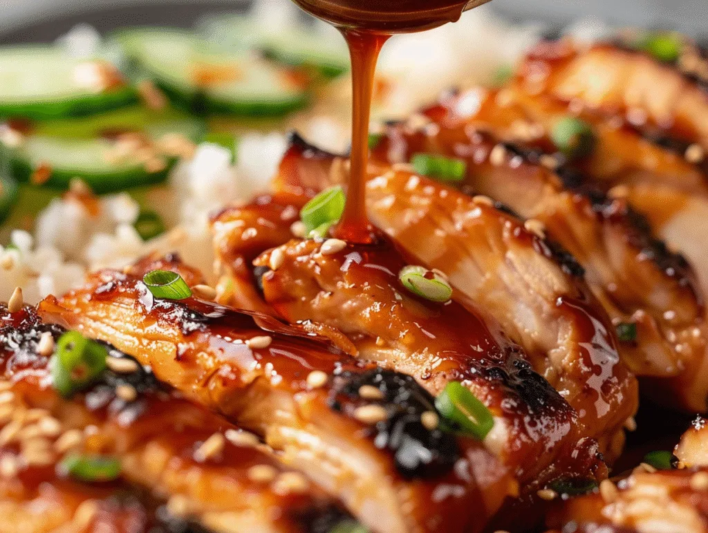 Korean BBQ Chicken Bowls