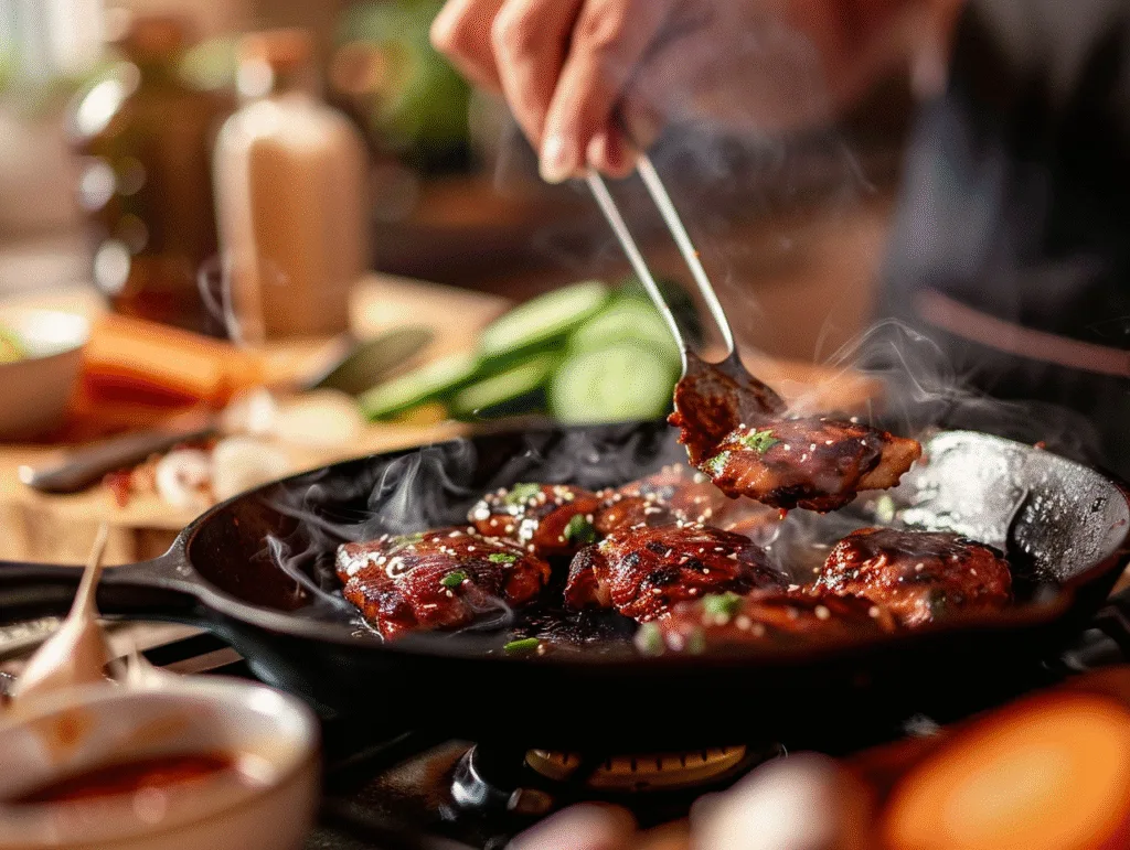Korean BBQ Chicken Bowls