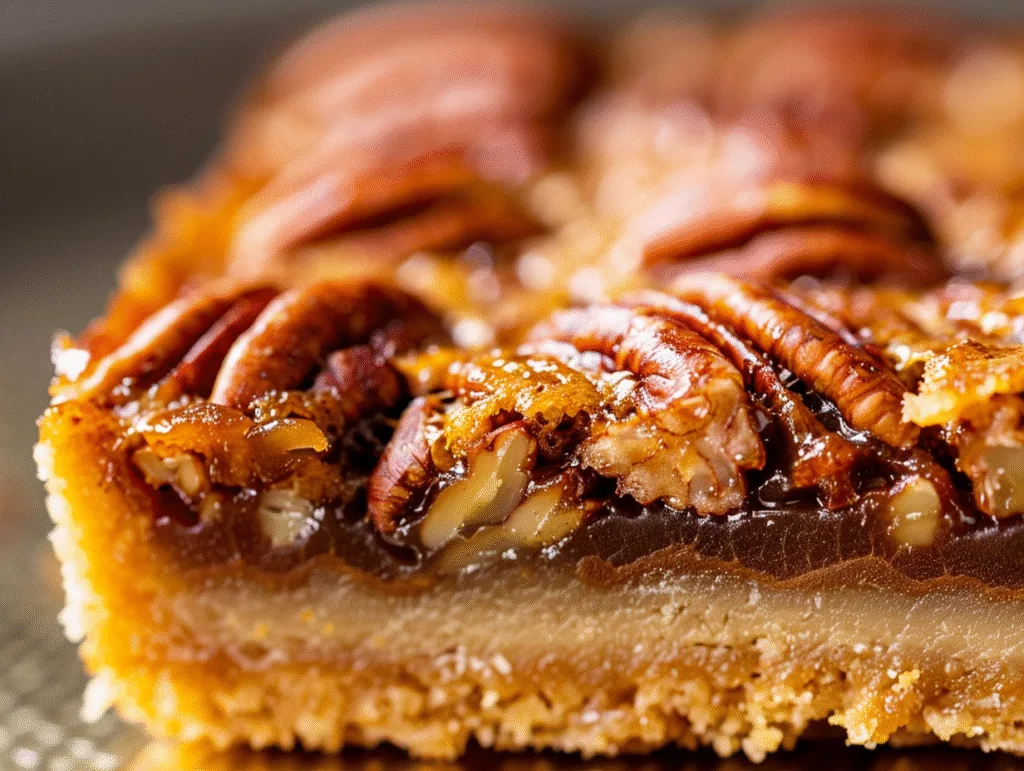 Pecan pie bars