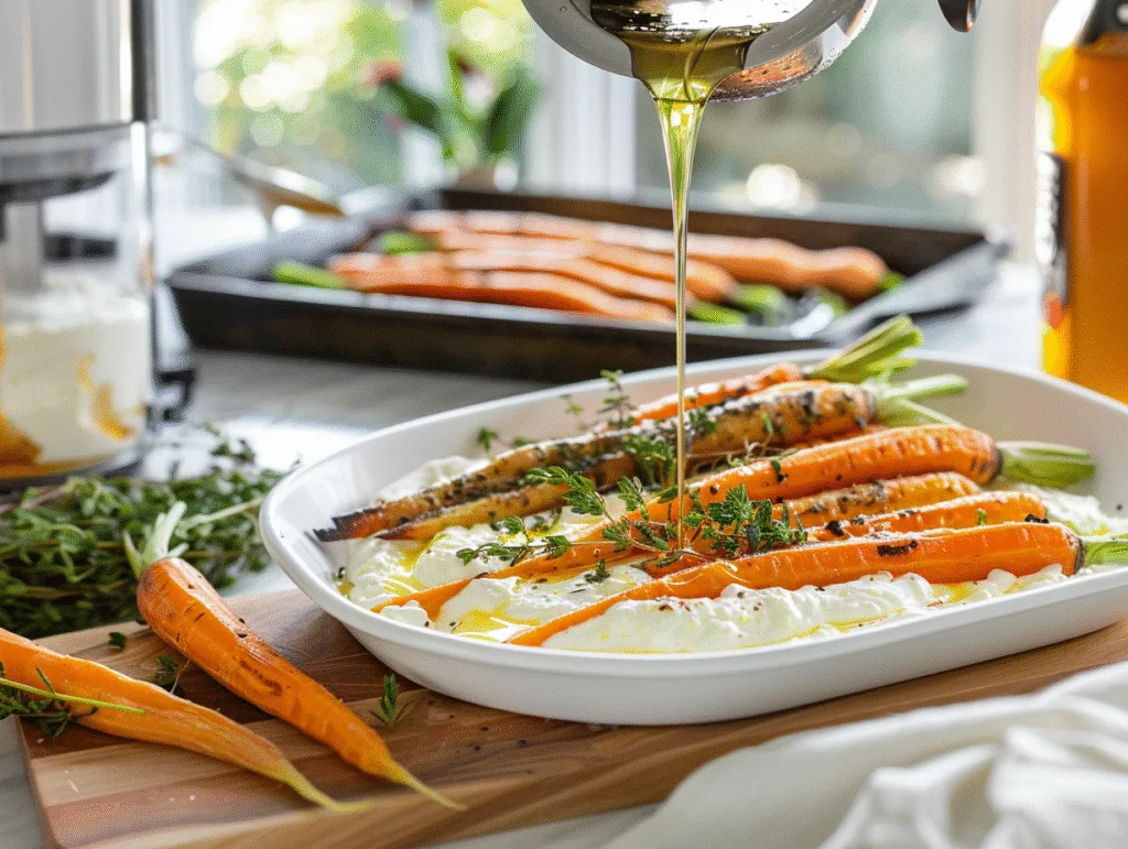 Roasted Carrots with Whipped Ricotta