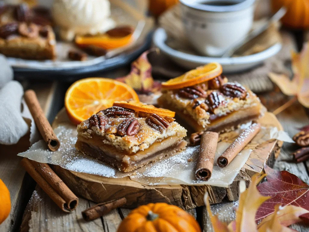 Salted Maple Pecan Pie Bars
