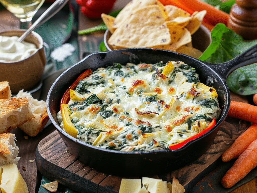 spinach artichoke dip