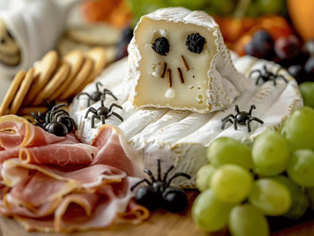 spooky Halloween charcuterie board
