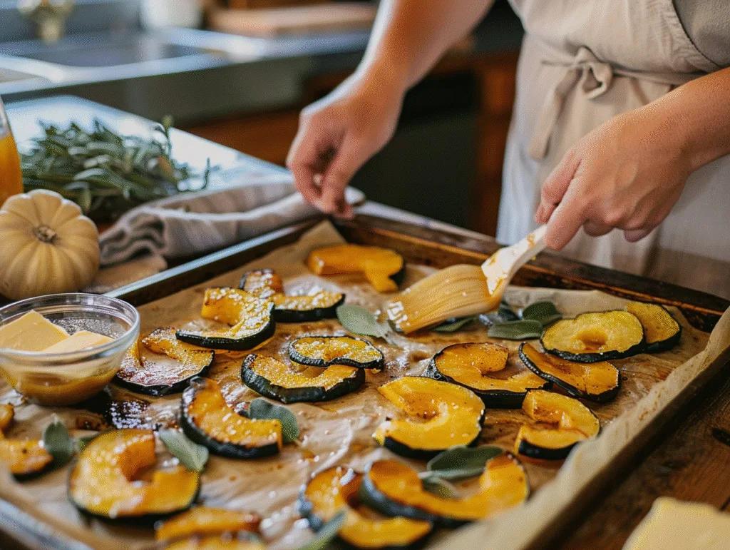 maple roasted acorn squash recipe