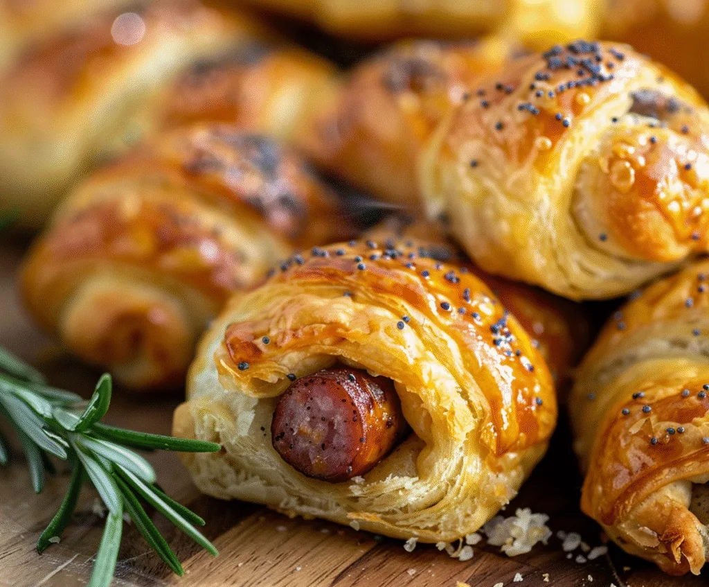 pigs in a blanket wreath