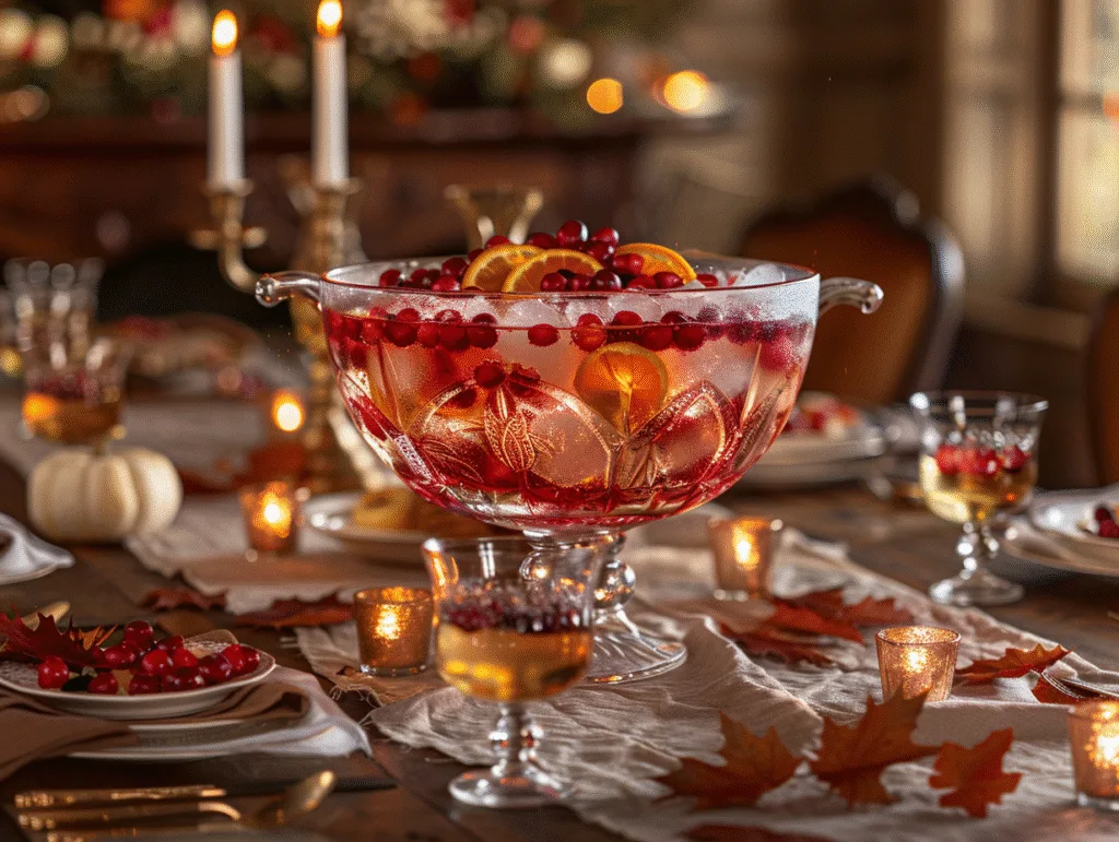 Thanksgiving cocktails inspiration