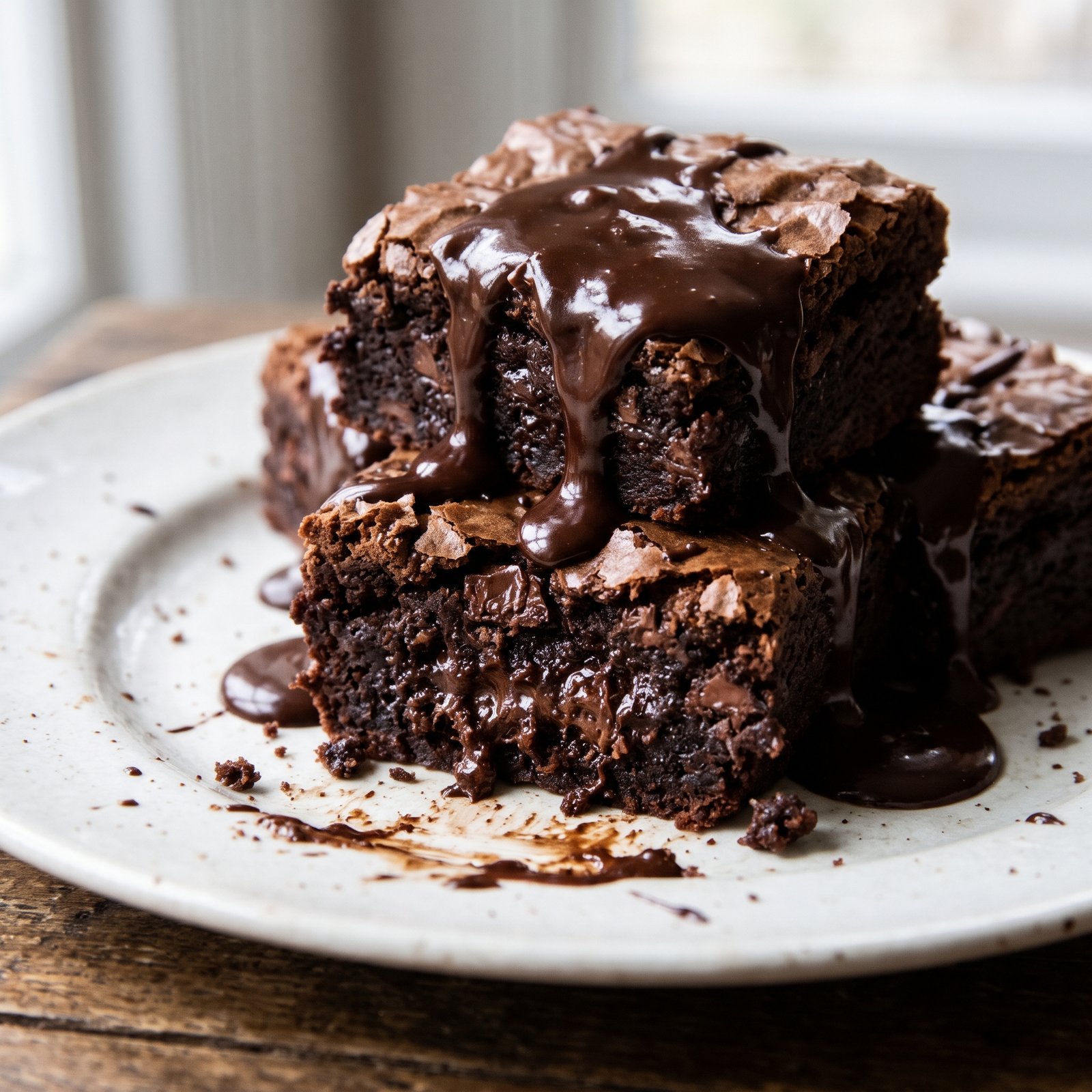 Fudgy chocolate brownies